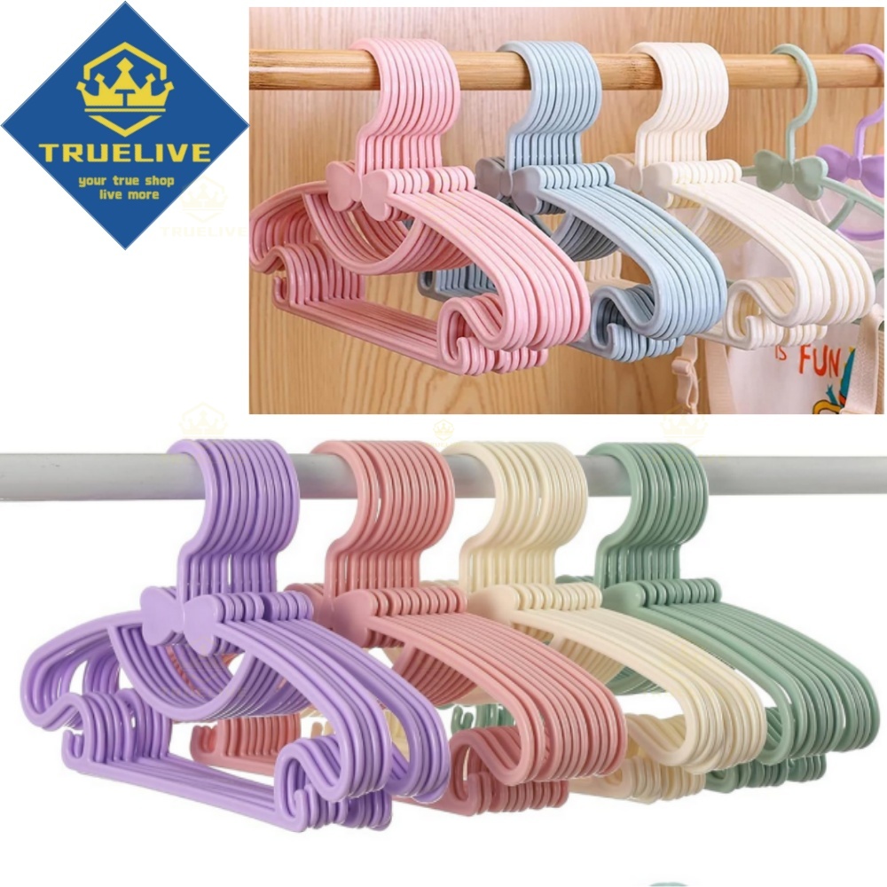 Baby Clothing Hanging Rack - 30/20/10/5/1 adet bebek giysileri rafları plastik