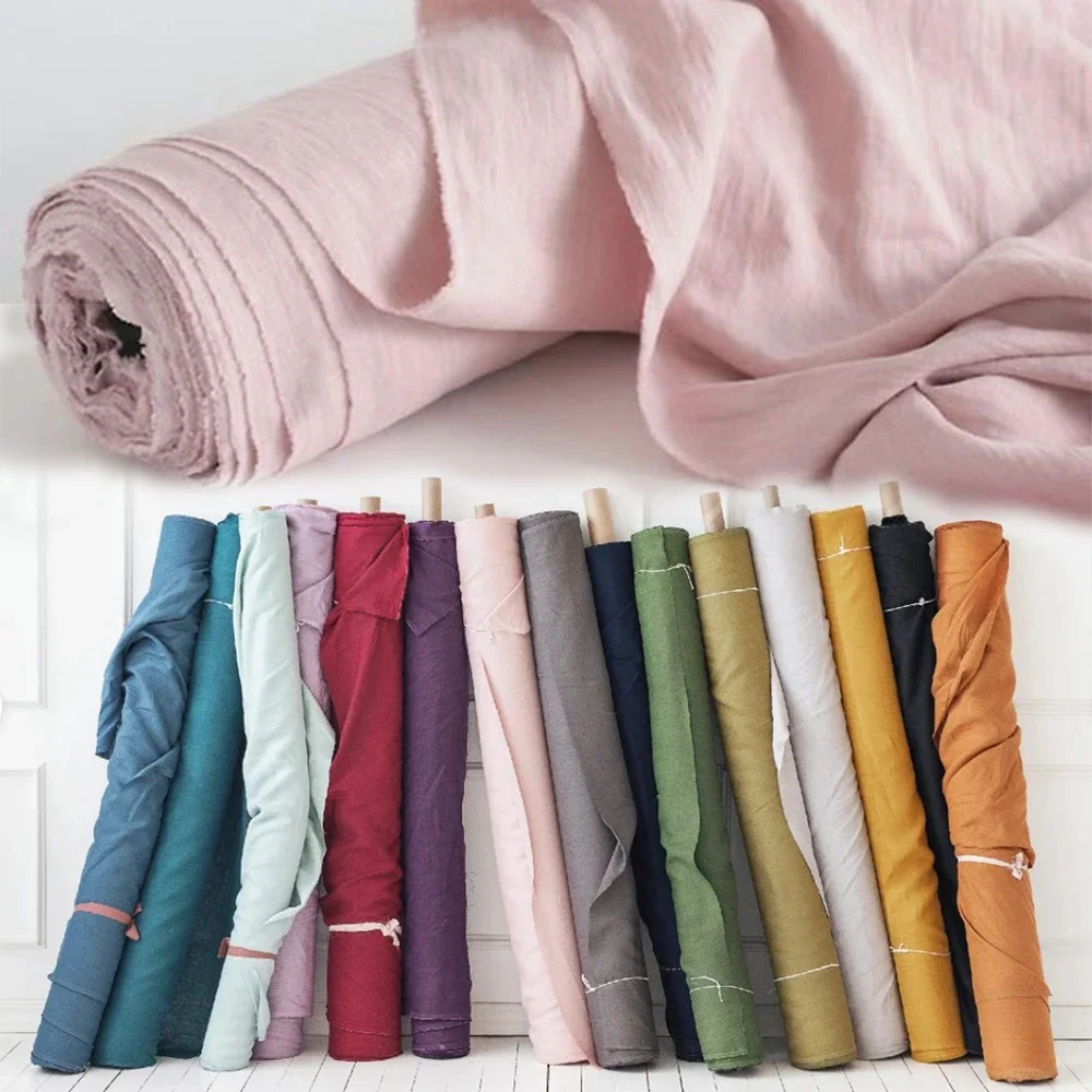 Baby Clothing Organic - 280cm %100 Keten Kumaş Doğal Keten