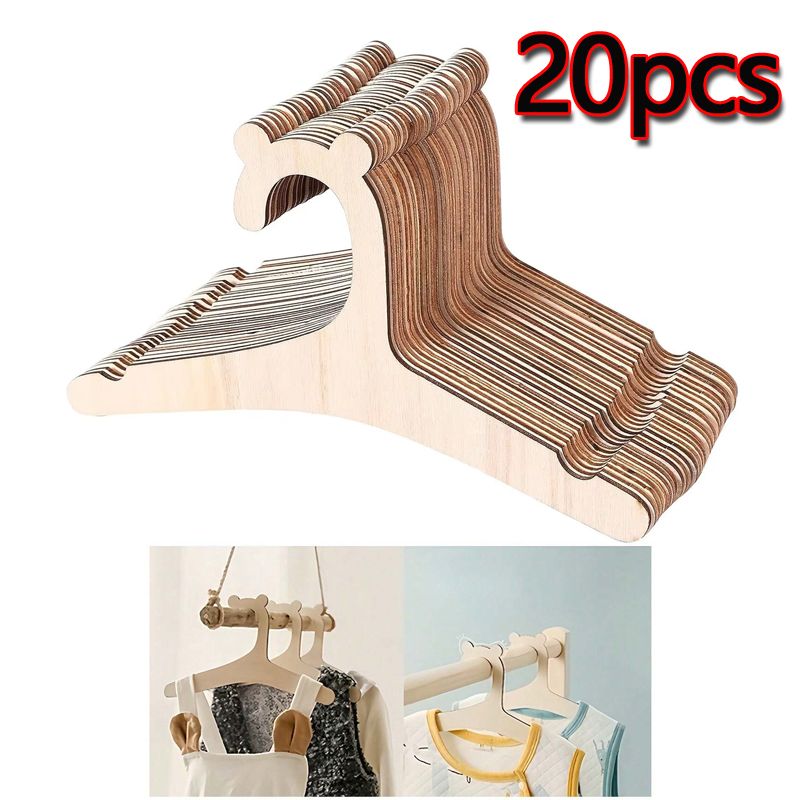 Baby Clothing Hanging Rack - 5/10/20/50 adet bebek giysi rafı sevimli