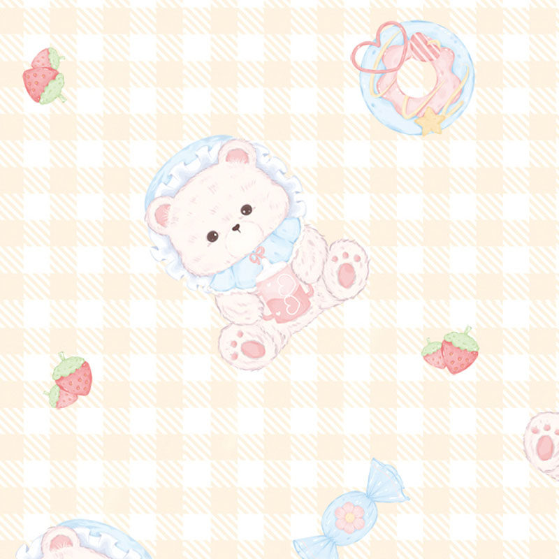 Baby Clothing Usa - sarı “Bebek Ayı” Dağınık Desenli Lolita