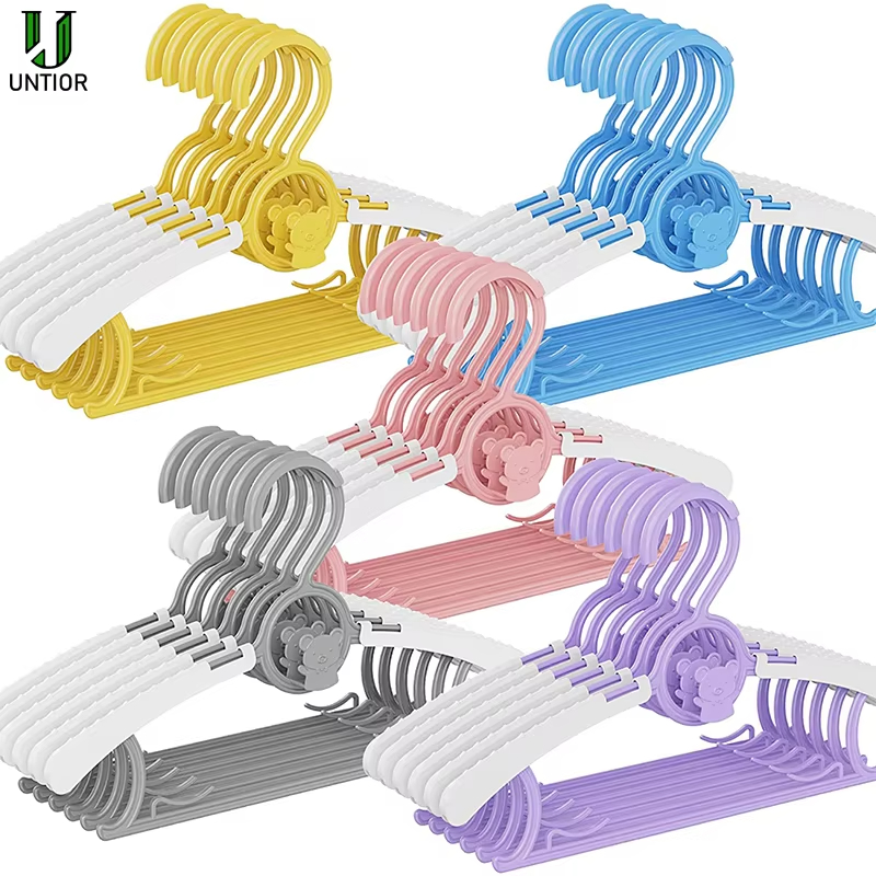 Baby Clothing Hanging Rack - 10 paket kaymaz bebek elbise askısı