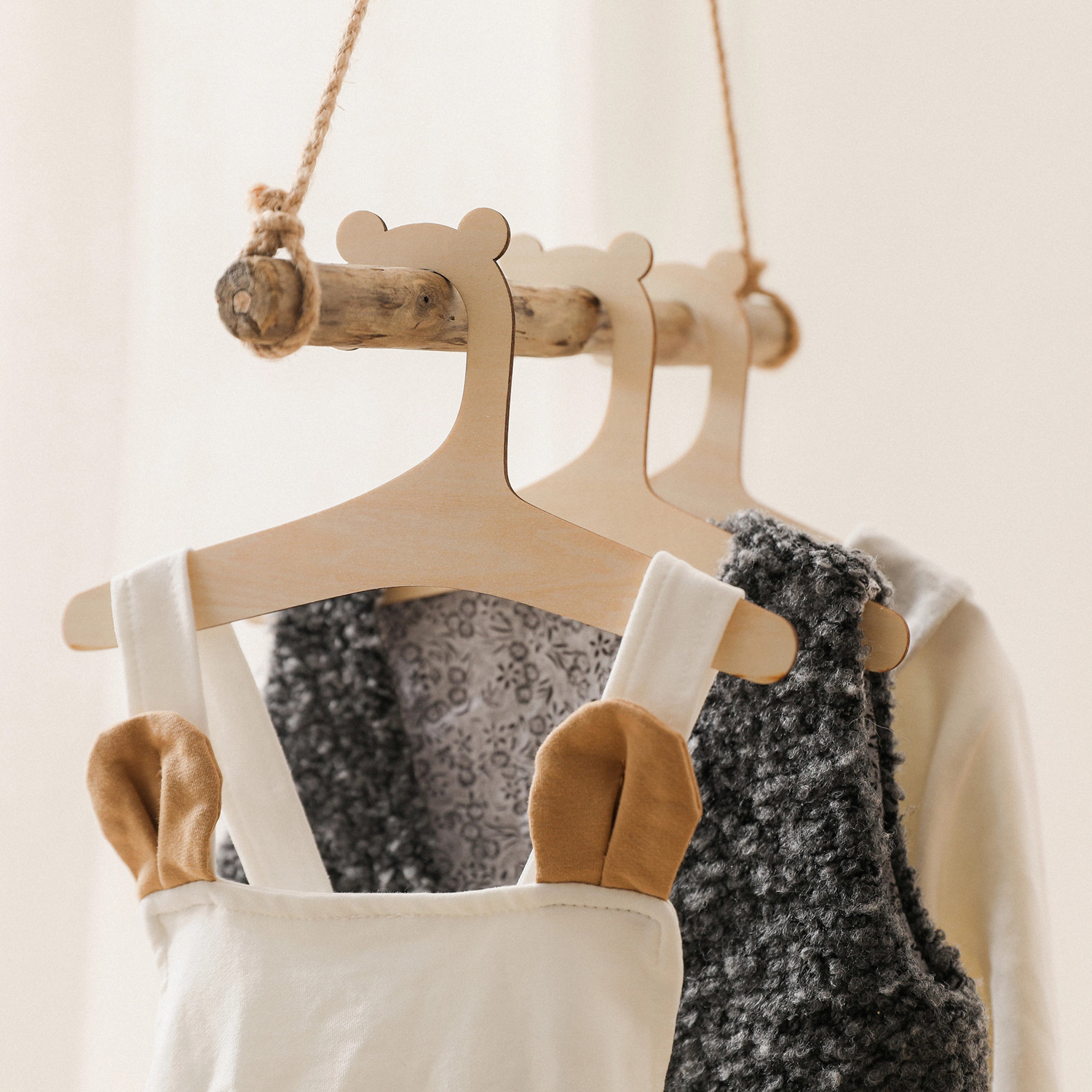 5/10 adet ahşap bebek askıları - Baby Clothing Hanging Rack incelemesi ve fiyatı